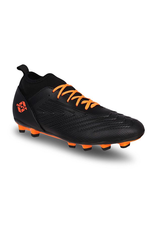 Nivia football shoes black cheap