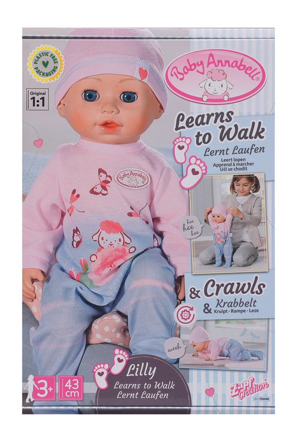 Baby Annabell Doll Learns to Walk Annabell 43cm Trendyol