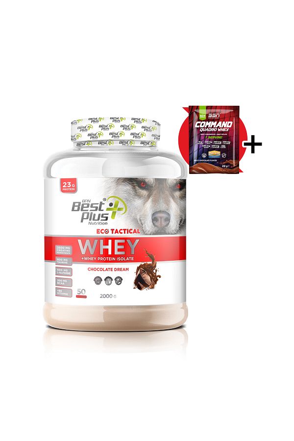 BPN Best Plus Nutrition-Eco Tactical Whey - 2000 gr Chocolate Protein Powder 1