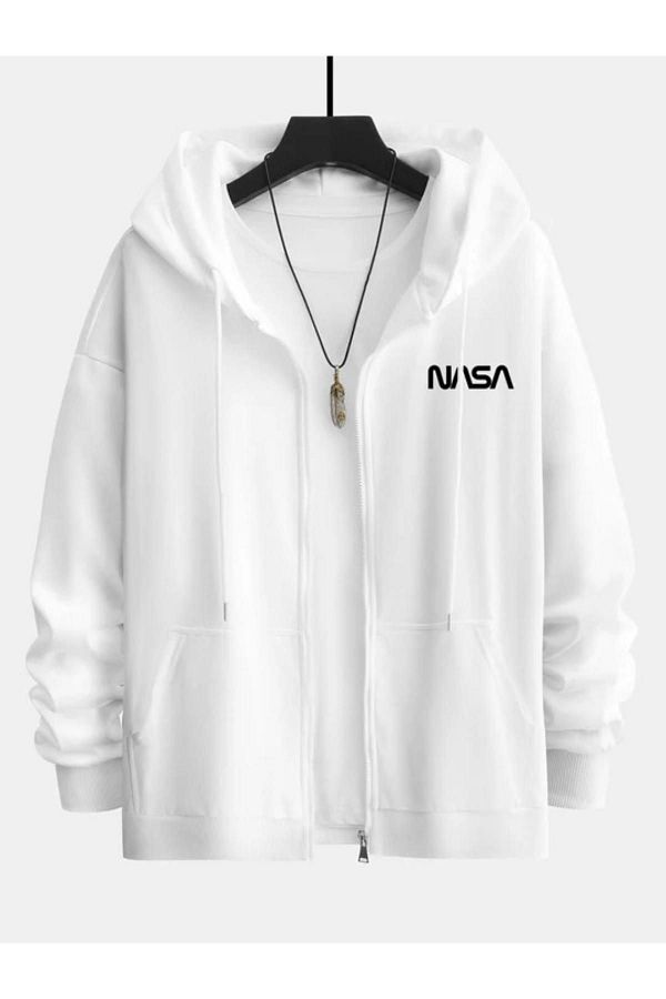 Nasa jacket white hot sale