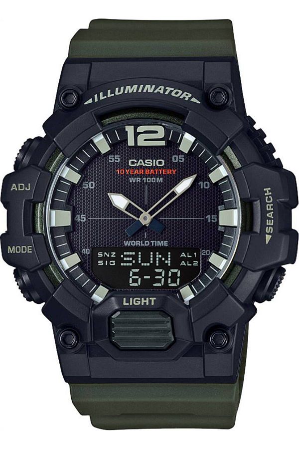 Casio-ساعة شبابية تناظرية رقمية HDC-700-3AVDF 1