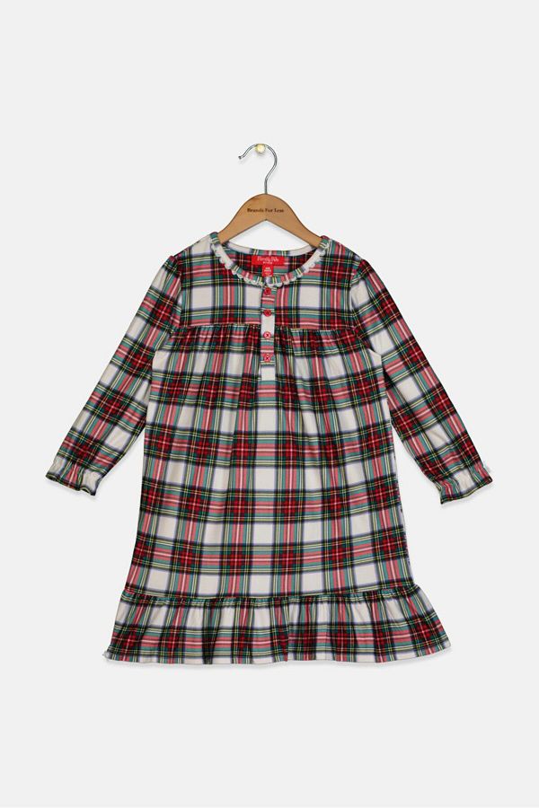 Stewart plaid nightgown clearance