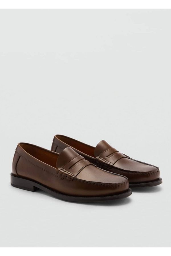 MANGO Man-Μοκασίνια από δέρμα nubuck 1