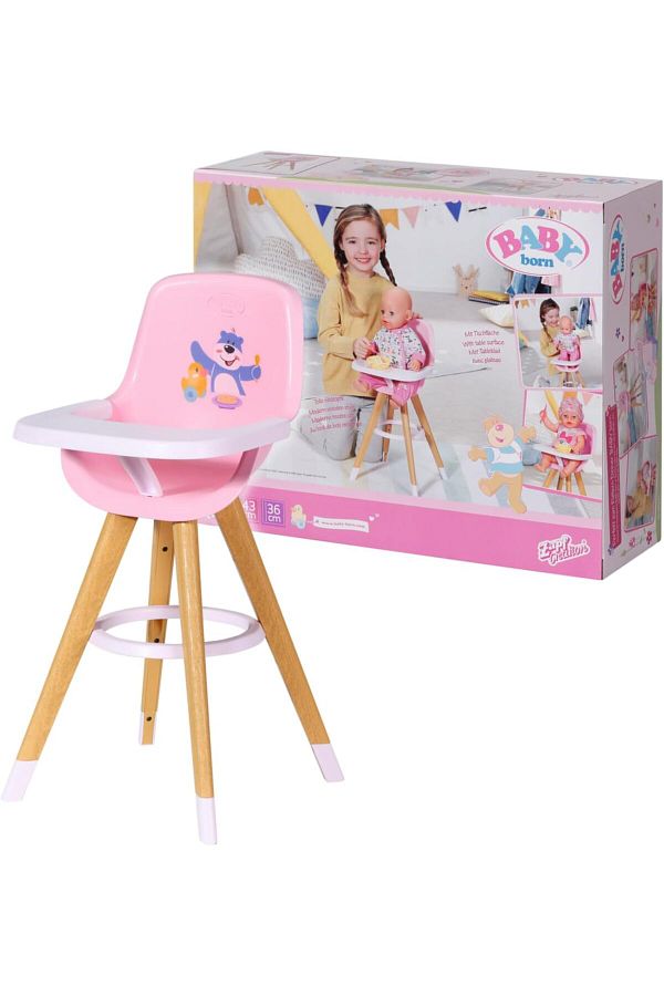 Baby born doll high chair 2025
