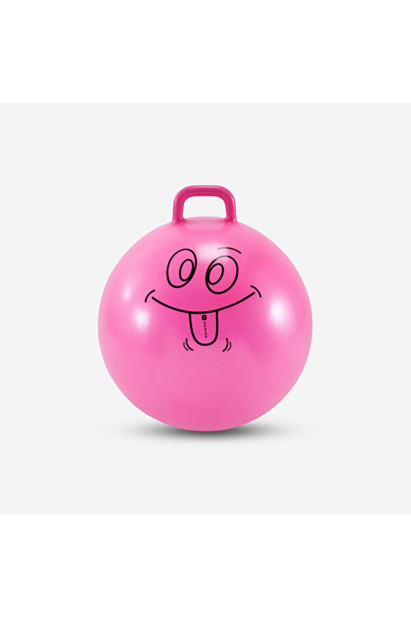 Decathlon Domyos Çocuk Pembe Ayarlanabilir Zıp Zıp Top 55 - 60 Cm