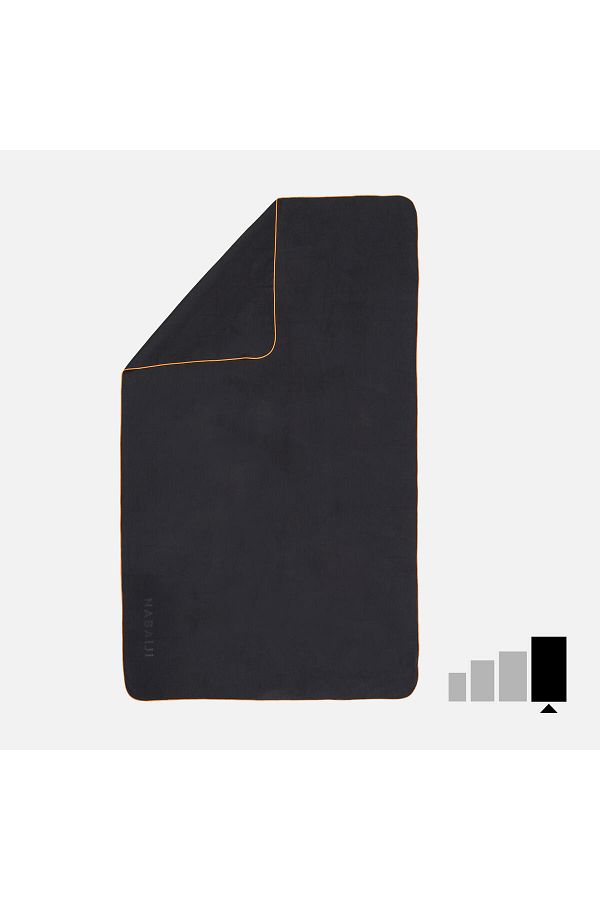 Decathlon-Πετσέτα Nabaiji Microfiber - Μέγεθος XL - Μαύρο - 110 × 175 cm 1