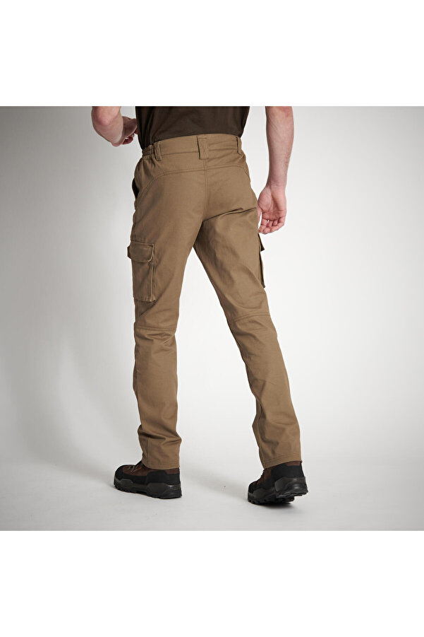 Ajio Khaki Colored Cargo Pants Women Relaxed Fit Cargo Pants