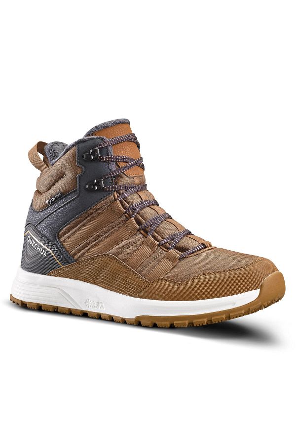 Decathlon Men s Outdoor Snow Boots Waterproof Brown Sh500 Mid Trendyol