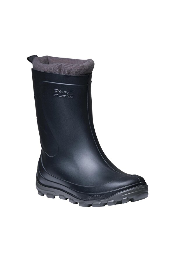 Decathlon Solognac Children's Short Rain Boots Black Hunting