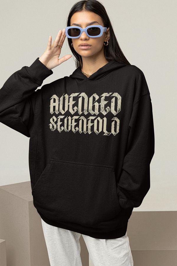 SEVBANO Avenged Sevenfold Printed Unisex Oversize Rock Metal