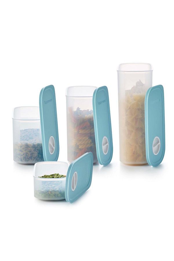 Tupperware-Set of 4 Timer Dry Food Storage Container 1