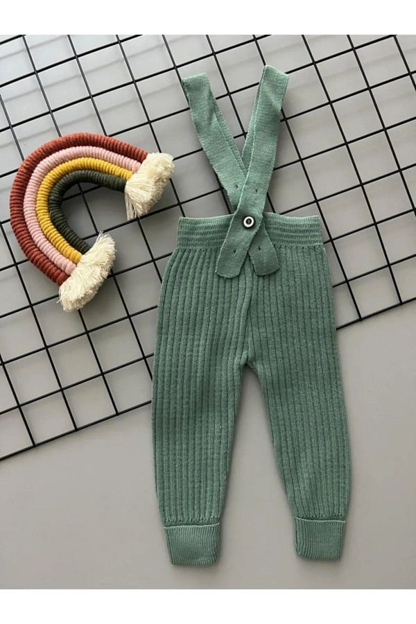 Pijamayo-Flexible Knitwear Unisex Overalls - Cross Strap and Adjustable Length 1