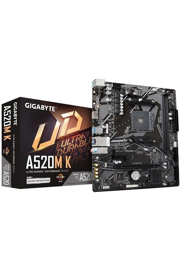 Gigabyte-A520m K DDR4 HDMI PCIE 16x V3.0 Am4 Matx 1
