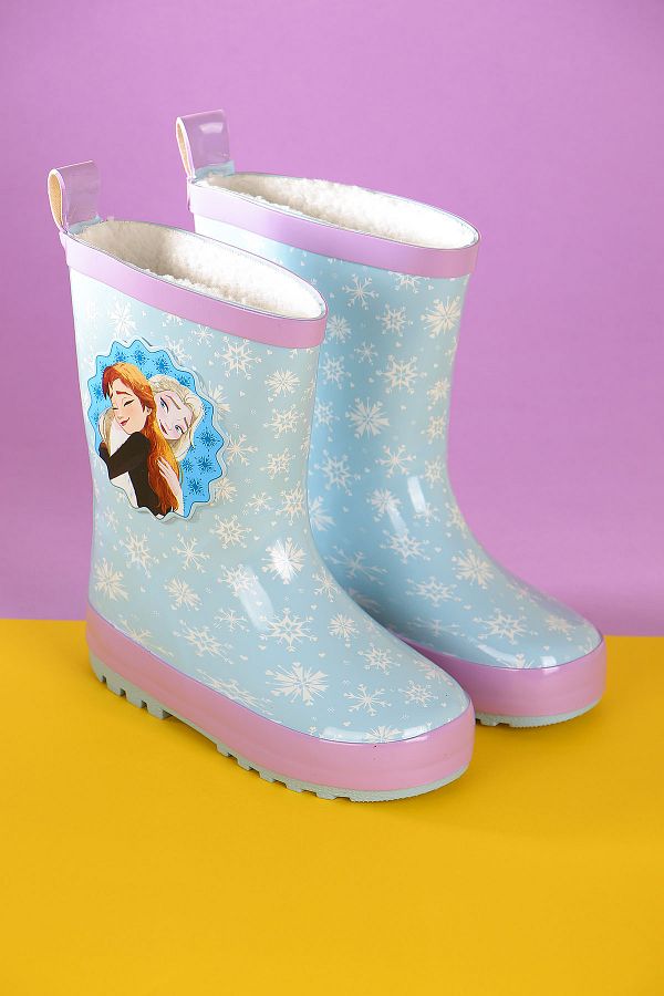 Frozen Burty Fleece Waterproof Girl s Rain Boots Trendyol