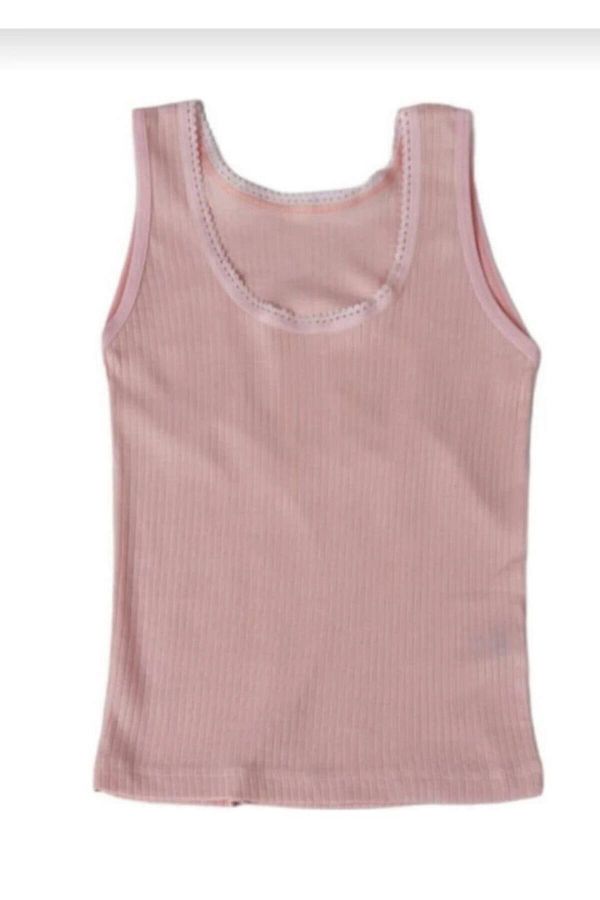 Berrak-6015 Tricou modal cu bretele late pentru fete 12 piese 1