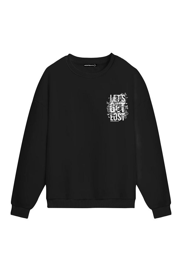 Mounte Bianca-Unisex Let's Get Lost - Regular Sweatshirt 1