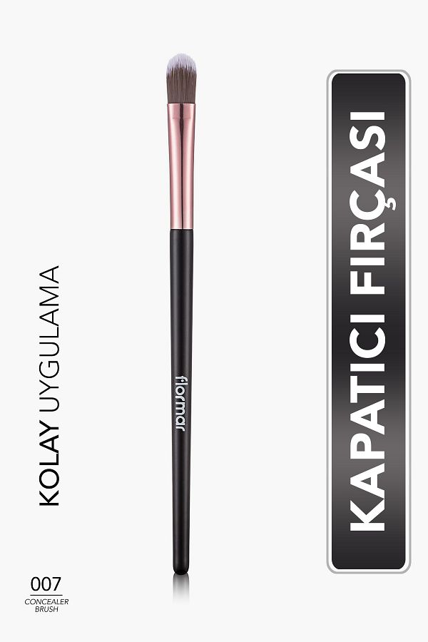Flormar-Round Tip Ellipse Concealer Brush - Concealer Brush - 007 -8690604597727 1