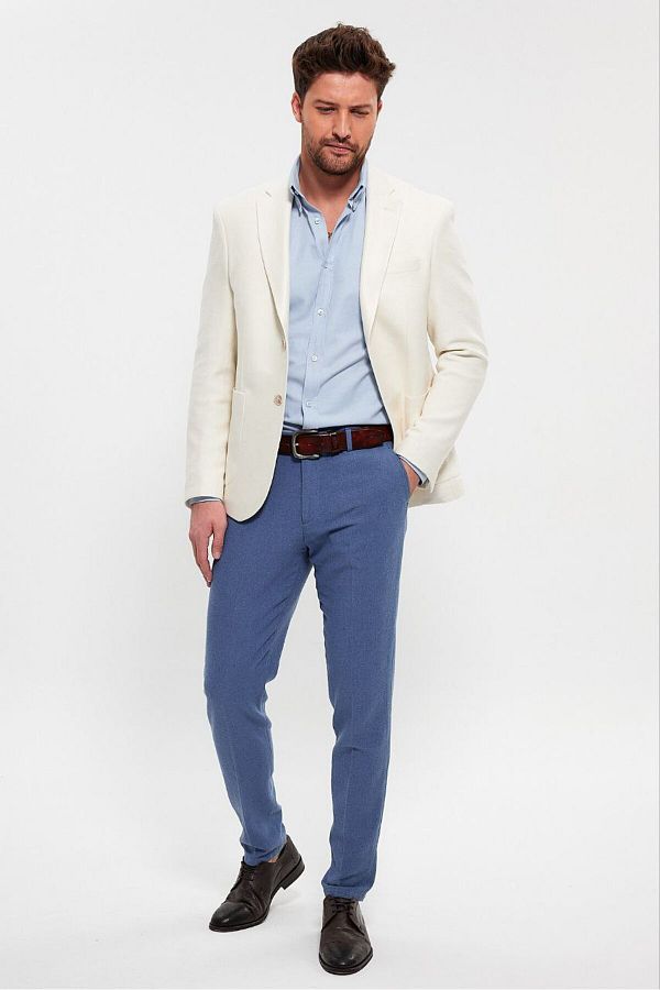Savira-Slimfit jachetă sport pentru bărbați mono guler drop 6 țesătură tricotată 1