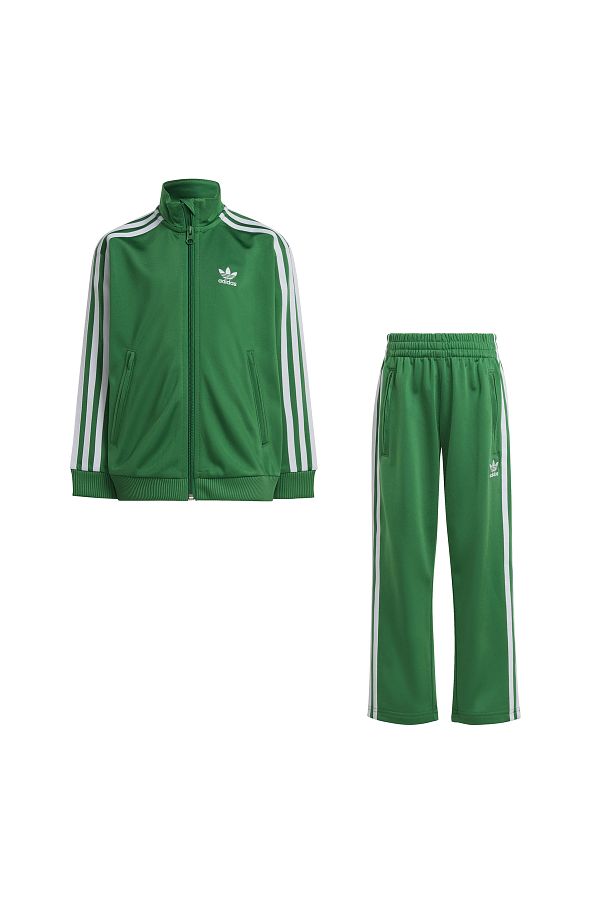 Green adidas tracksuit set hotsell