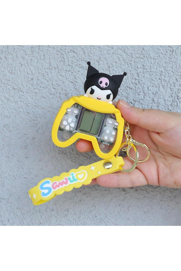 Piraye Gift-Sanrioo Kawaii Mini Tetris Game - Characters Keychain, Console 1