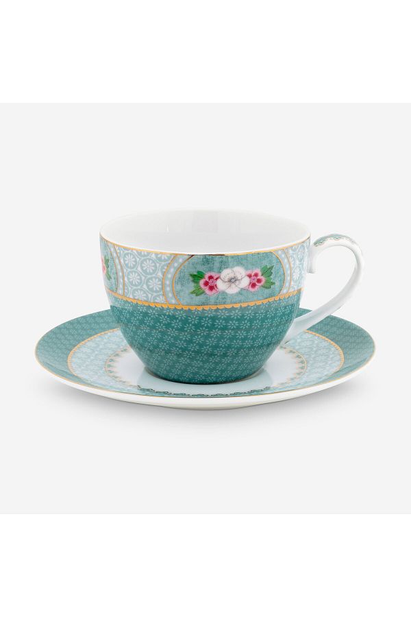 Pip Studio-Blushing Birds Blue Porcelain Teacup 280 ml 1