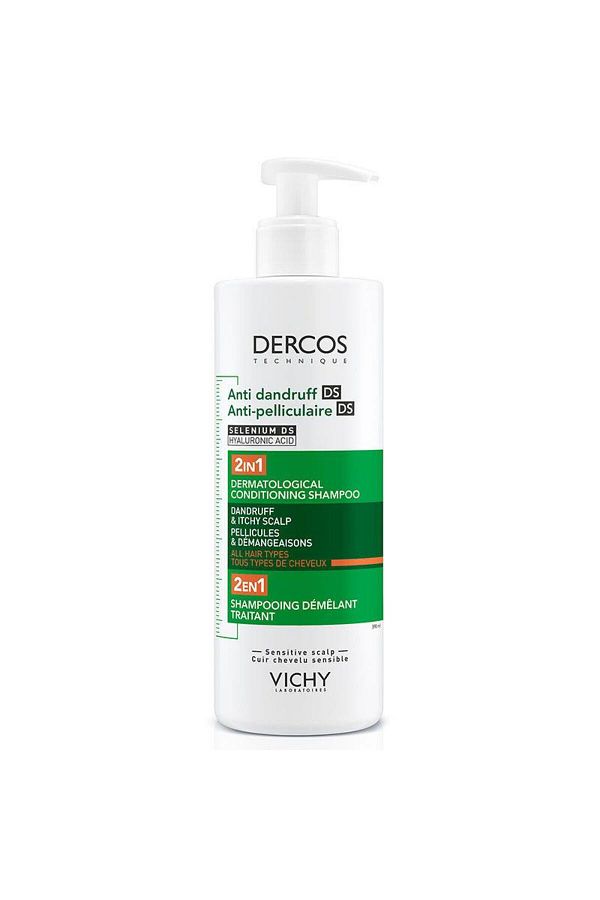 Vichy-Dercos 2 in 1 Anti-Dandruff and Moisturizing Shampoo 390 ml 1