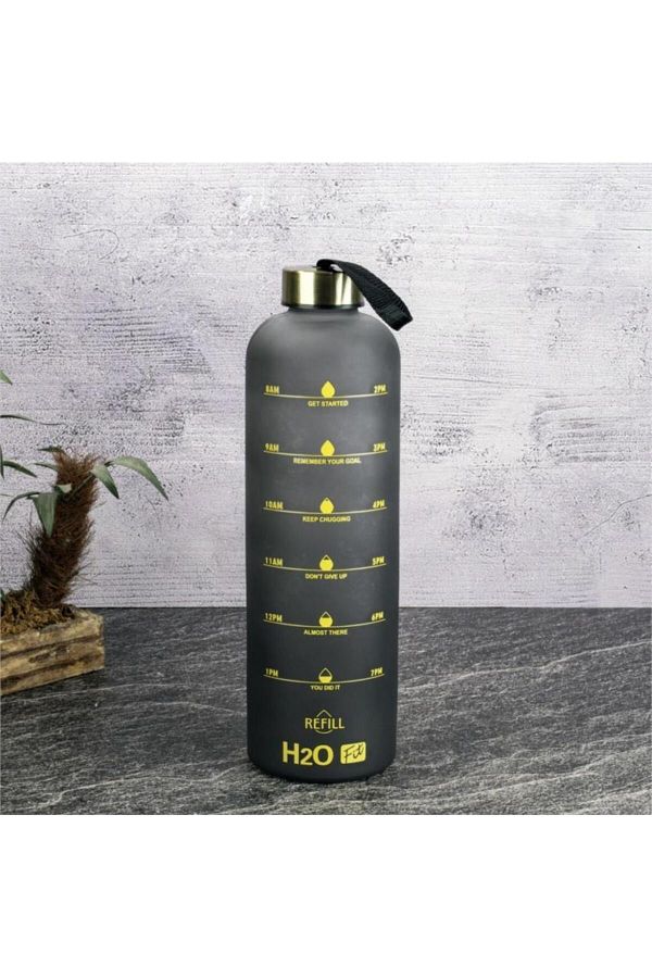 Tohana-H2o Frosted Gray Glass Flask 1000 ml 87191 1