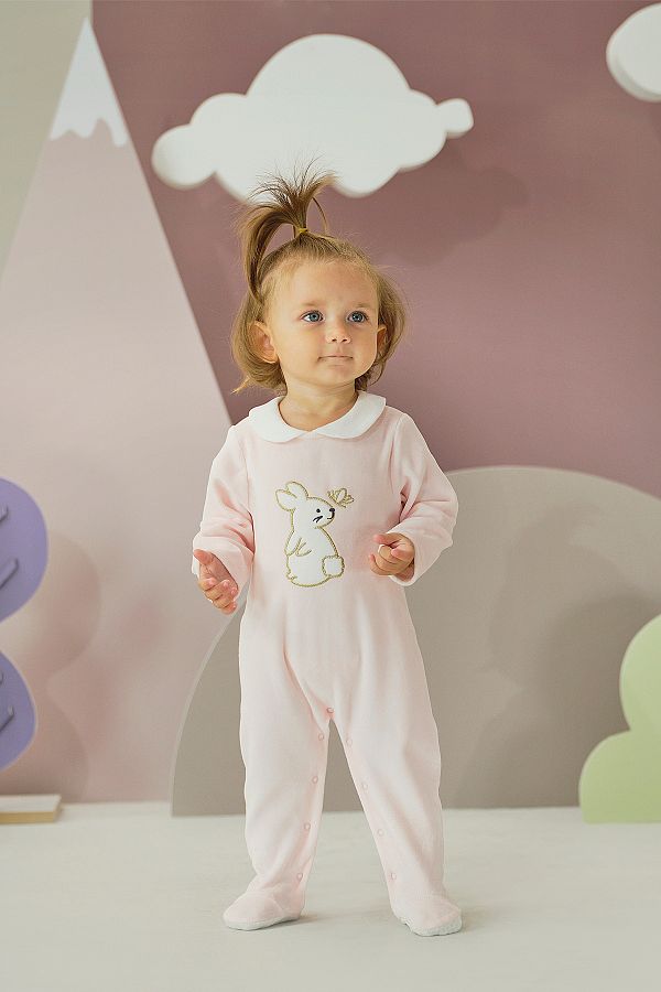 Baby velour jumpsuit outlet