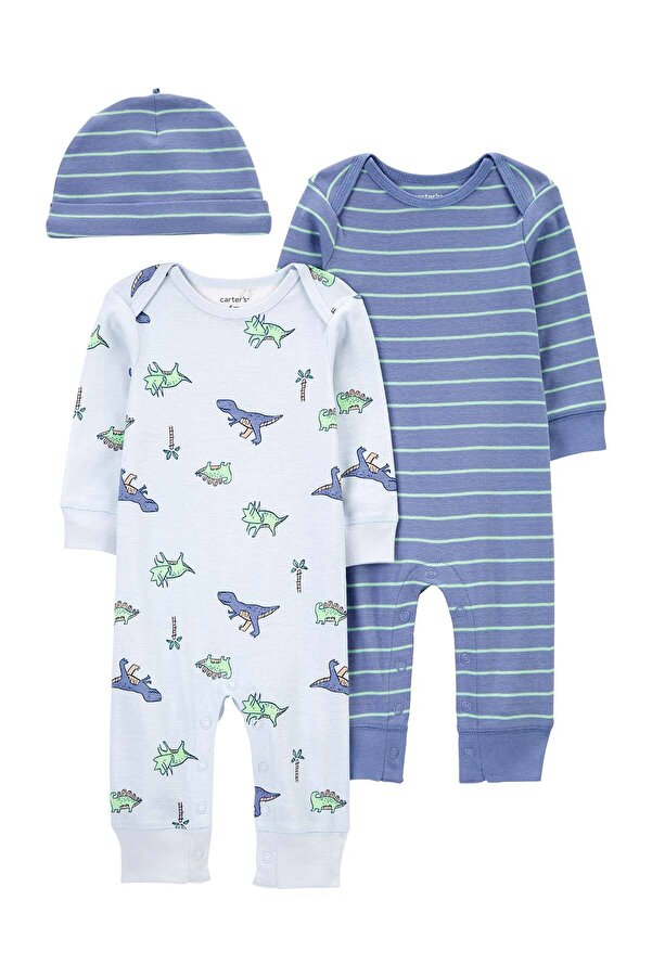 Carter's Erkek Bebek Tulum Set 3'lü Paket