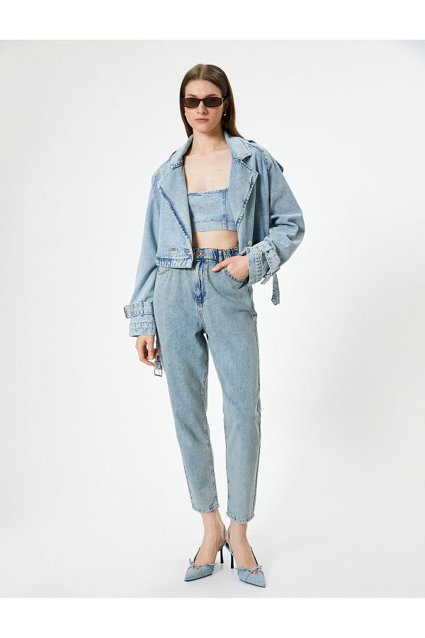 Mom jeans short legs on sale
