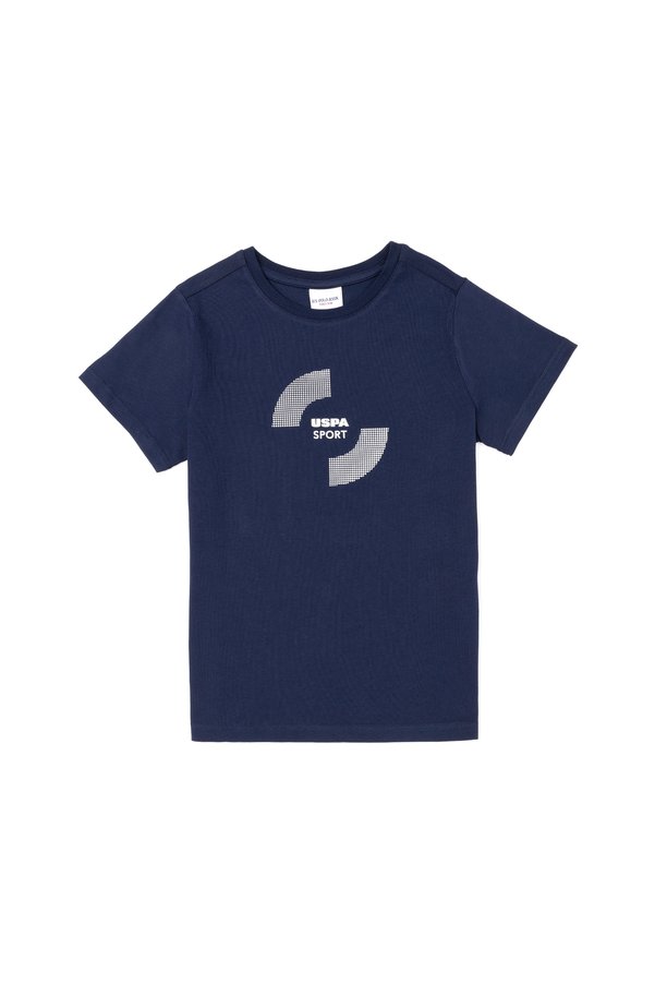 U.S. Polo Assn. Boy's Navy Blue Crew Neck T-Shirt 50281502-Vr033