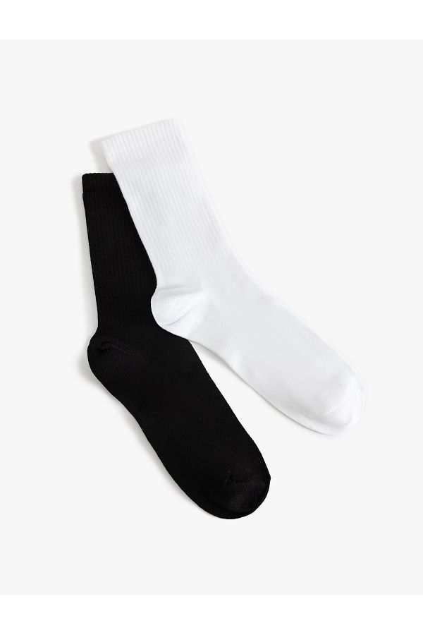 Koton-2er-set Basic-socken Aus Baumwollmischung 1