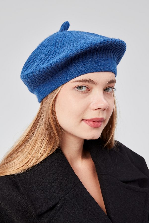 Plain beret hat discount