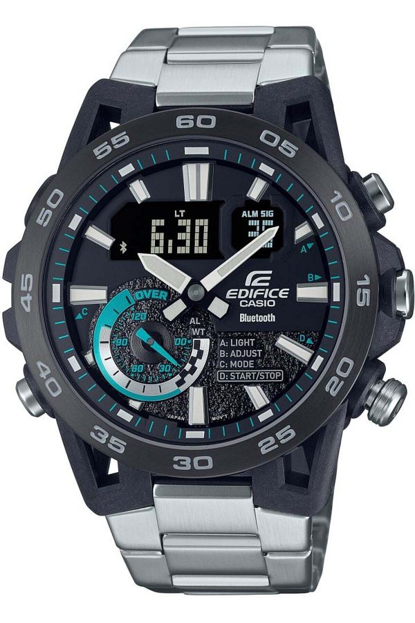 Casio-ساعة يد رجالية من إيديفيس Ecb-40db-1adf 1