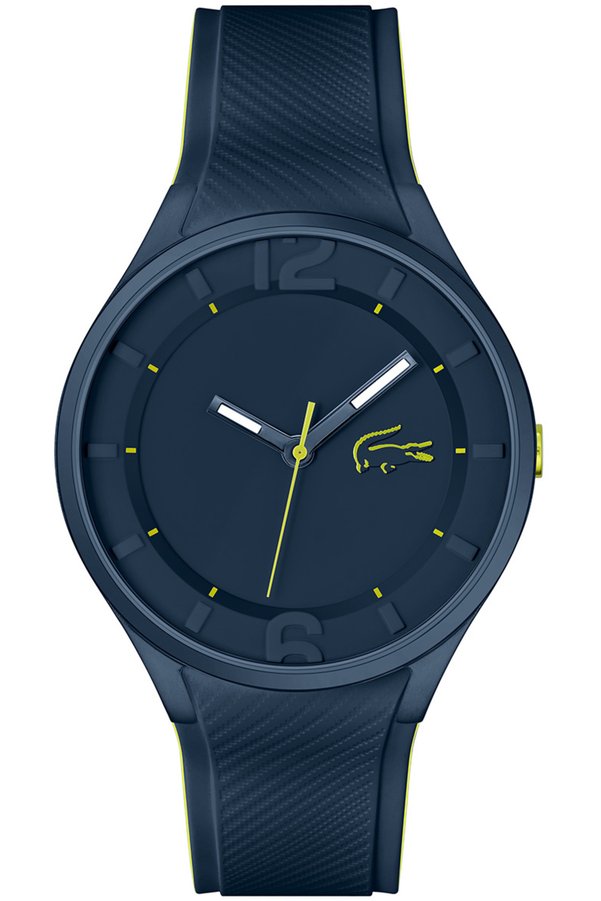 Lacoste Men 2011236 Rubber Strap Watch 40 mm, Navy- Trendyol