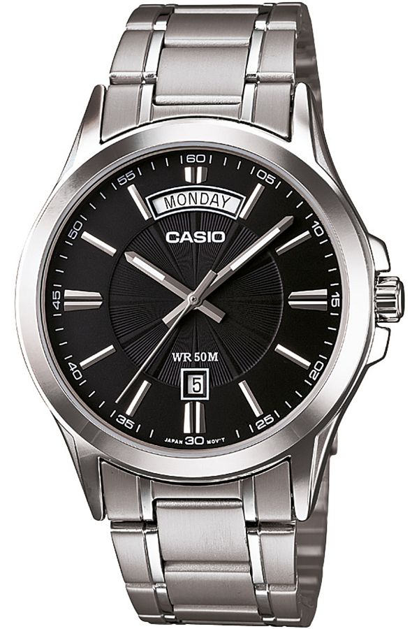 Casio-ساعة يد رجالية MTP-1381D-1AVDF 1