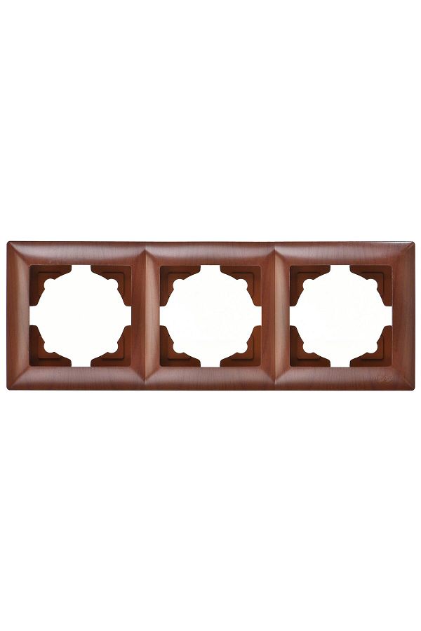Günsan-Visage Walnut Triple Frame 1