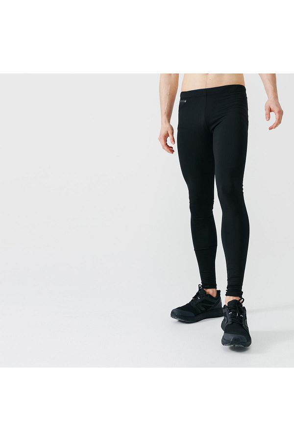 Decathlon Men s Black Running Tights 7 8 Warm Trendyol