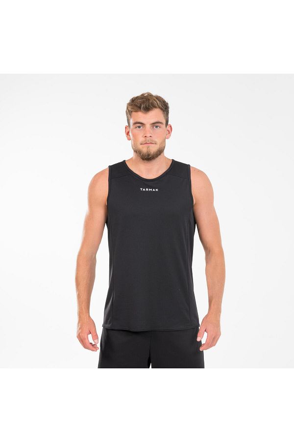 Decathlon-Tarmak Adult Basketball Jersey - Black - T100 1