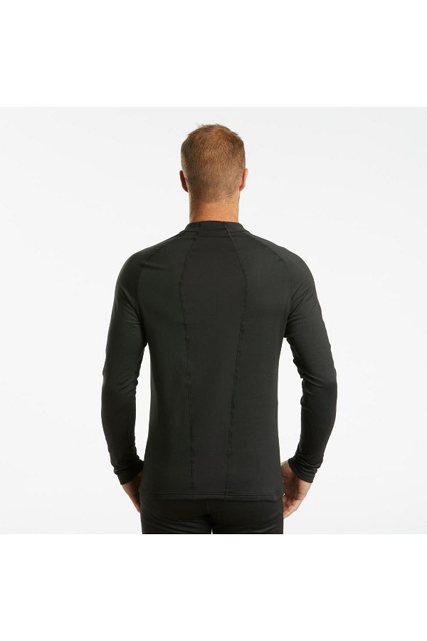 Decathlon Men s Thermal Ski Top Black BL 500 Trendyol