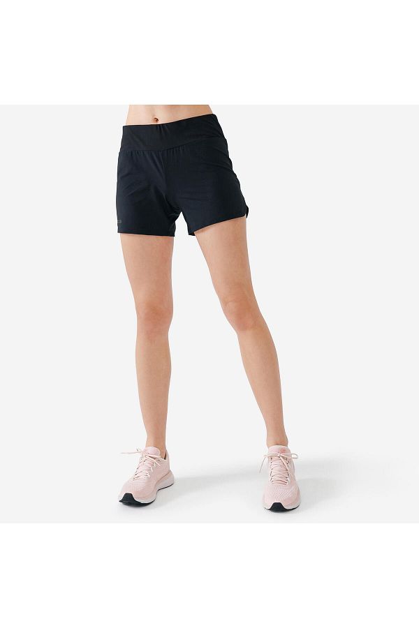 Decathlon Kiprun Run 100 Black Women s Running Shorts Trendyol