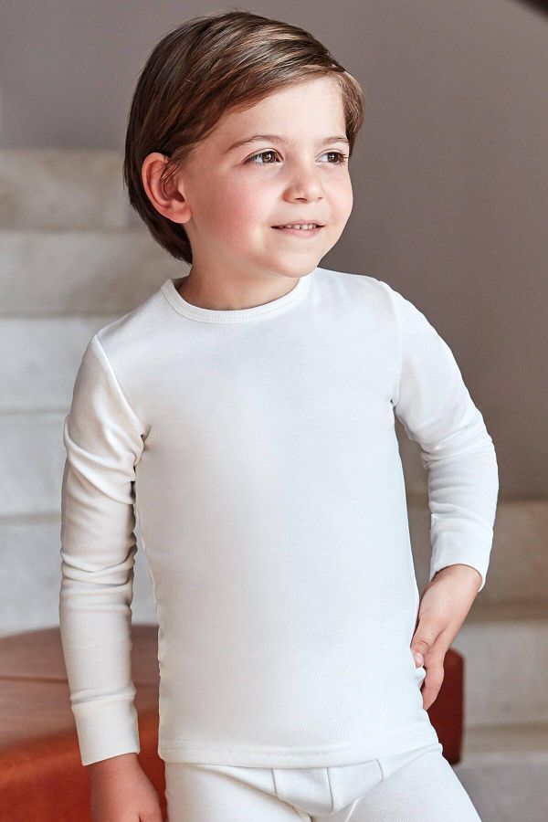 GOLDENBAY-2536 Children's Long Arm Thermal Underwear 1