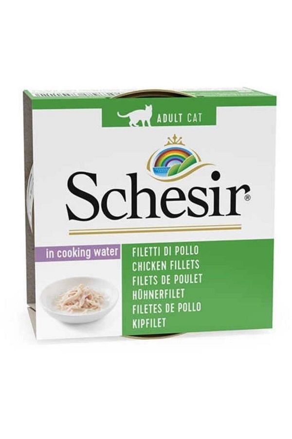 Schesir-85 g Adult Cat Canned - Chicken Fillet 1