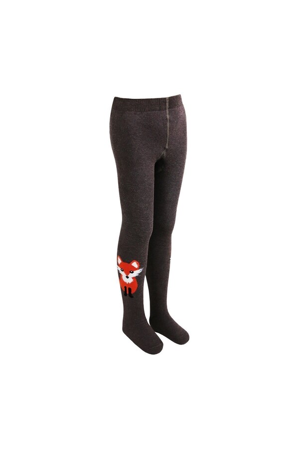 Bross-Fox Pattern Towel Children's Pantyhose Winter Socks 1
