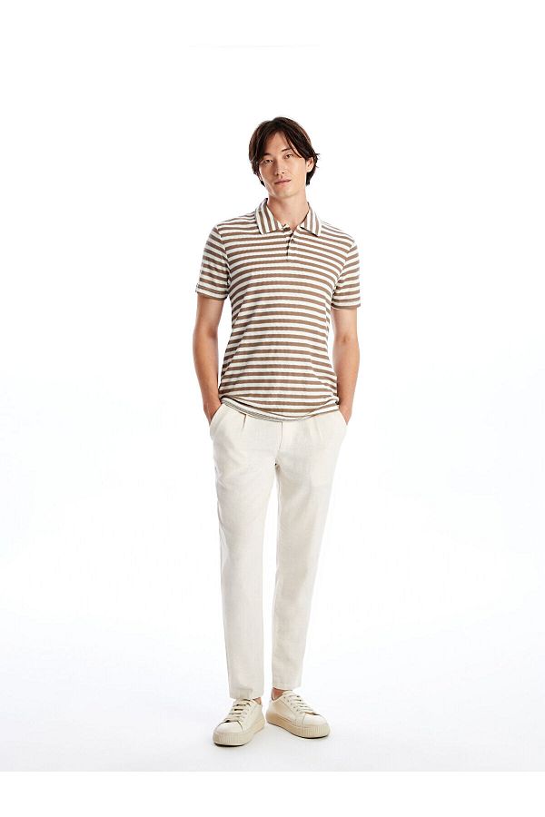 LC Waikiki-LCW Standard Fit Linen Blended Men's Trousers 1