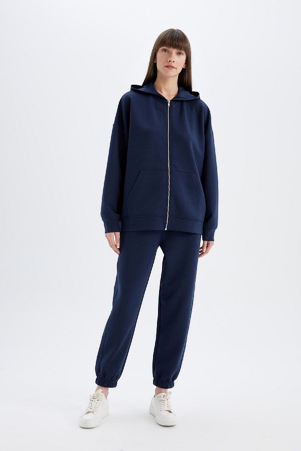 Sweatshirt cardigan with pockets best sale