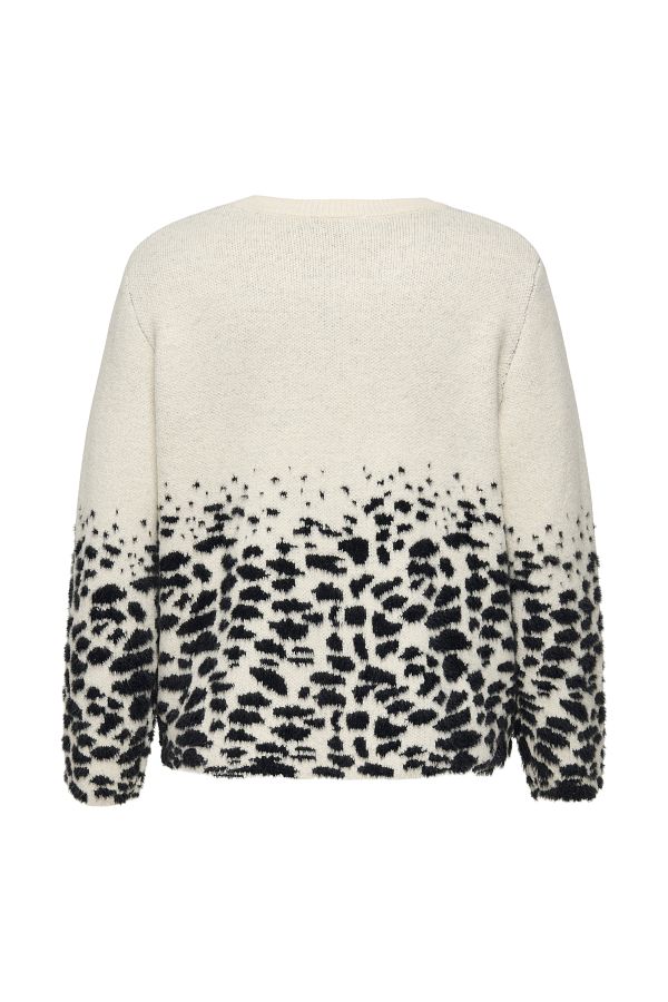 Only Carmakoma-Caranni Ls - O-Neck Jq Knt Model Fabric 1