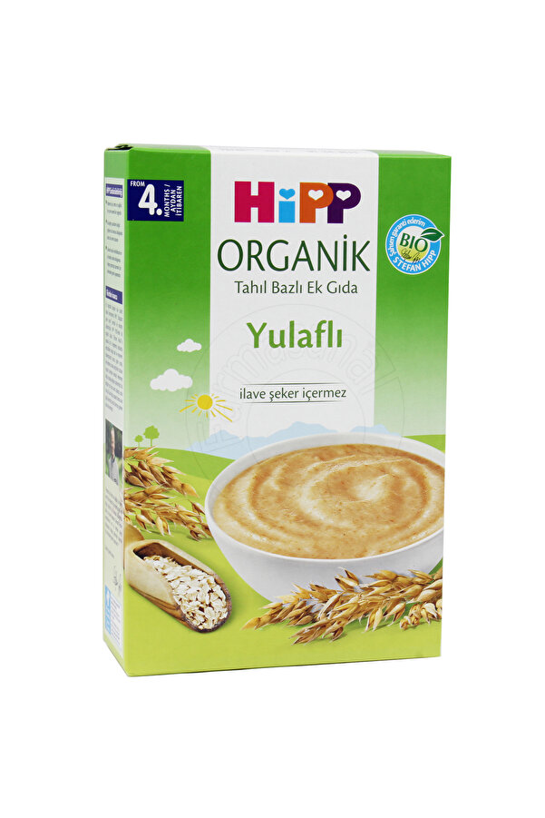 Hipp Organik Yulaflı Tahil Bazlı 4+ Ay Kaşık Maması 200 gr