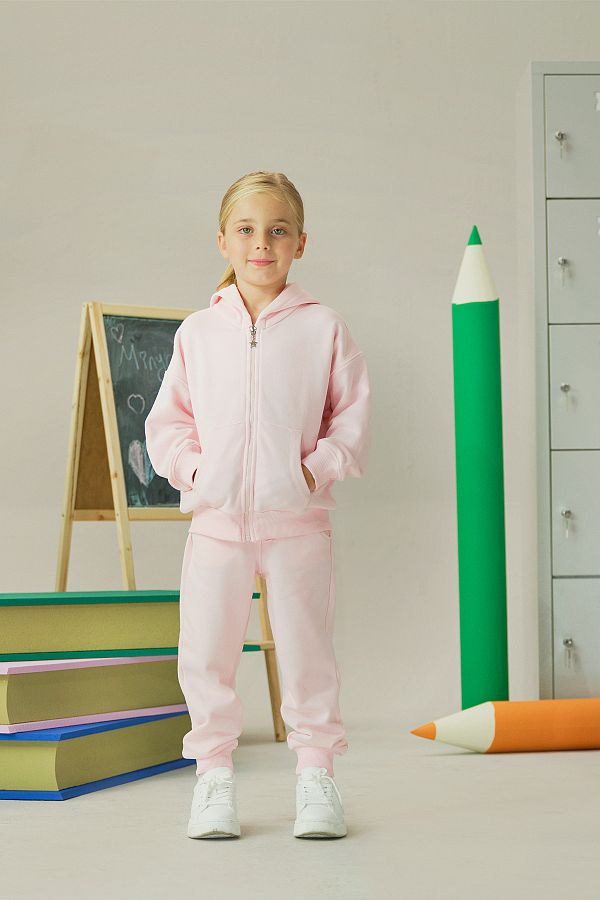Miny Center-Zippered Sweatshirt for Girls 1