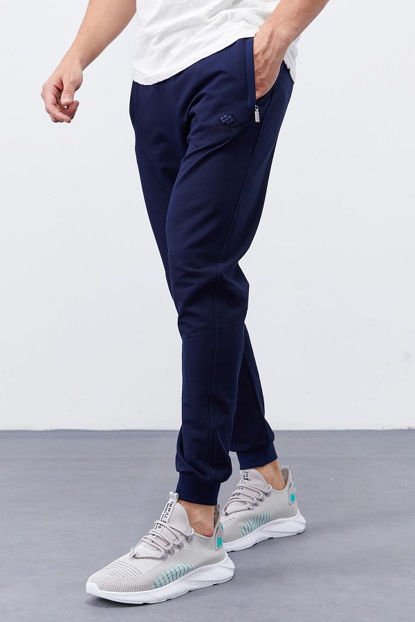 Tommy Life Men s Jogger Sweatpants Indigo Zippered and Skinny Fit 84343 Trendyol